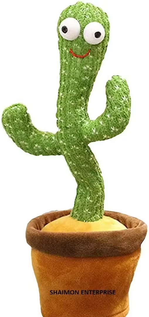 Dancing Cactus Talking Toy,Cactus Plush Toy, Wriggle Singing Recording Repeats What You Say Funny Education Toys for Babies Children Playing, Home Decorate