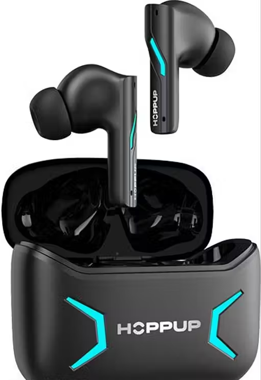 Hoppup Xo1 Black Gaming Earbuds with 50H Playtime