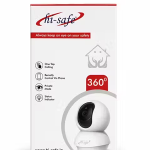 Hi-Safe 360° Smart WiFi CCTV Camera with Mobile Control, Two Way Audio & Night Vision