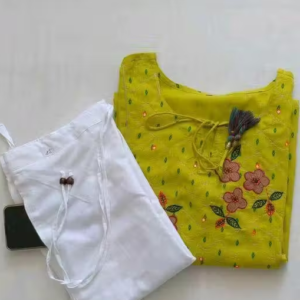 Woman’s Rayon Kurti With Palazzo